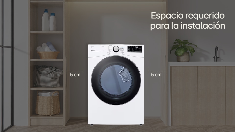 Dimensiones secadora